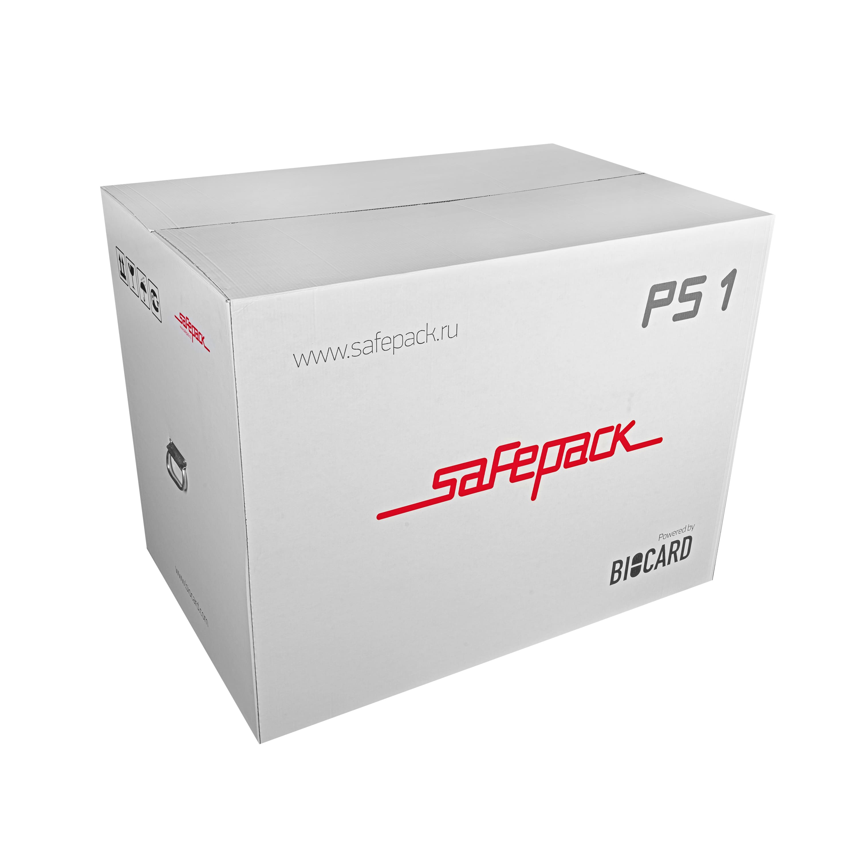 Термоконтейнер Biocard SafePack PS 1 для хранения и перевозки медицинских и термозависимых грузов в гофрокоробе